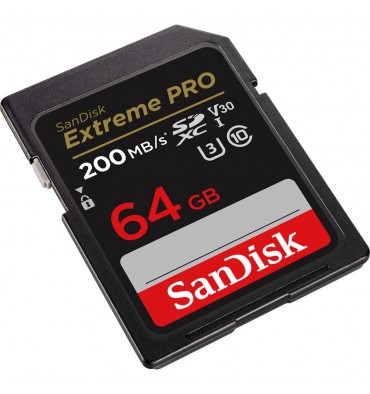 SANDISK SDXC 64GB Extreme Pro 200/90