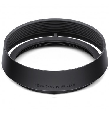 LEICA Lens Hood Q3, round, aluminium, black 