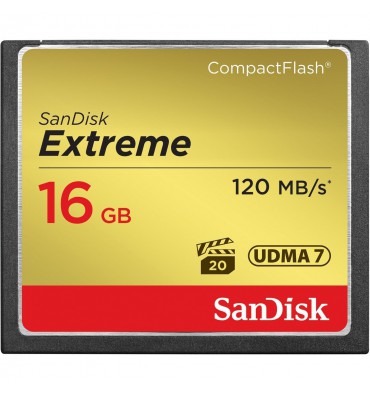 SANDISK CF 16GB EXT. 120mb/s