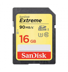 SANDISK SD 16GB ext.  90mb/s