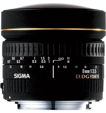 SIGMA 8 f/3,5 fisheye- canon