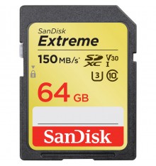 SANDISK SDXC 64gb extreme 150/60mb/s