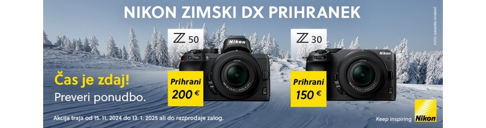 Nikon zimski DX prihranek