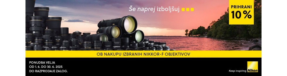 Nikon objektivi -10%