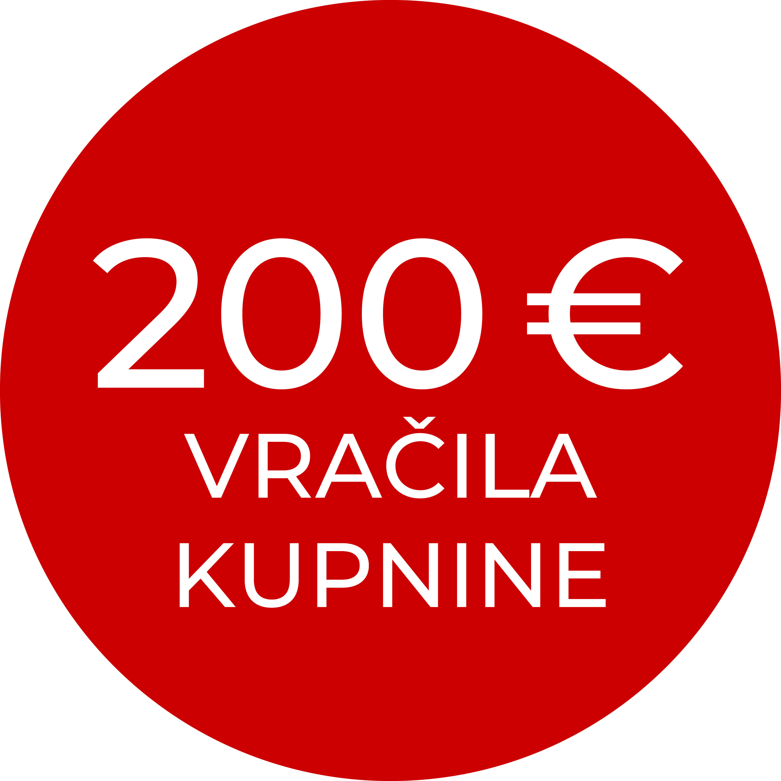 200 € vračila kupnine